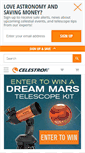 Mobile Screenshot of celestron.com