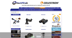 Desktop Screenshot of celestron.uk.com